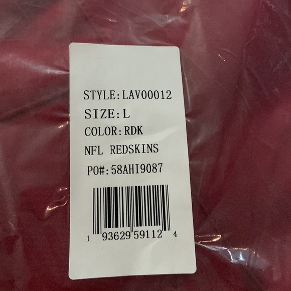 NWT Washington Redskins Womens Track jacket - Picture 4 of 4